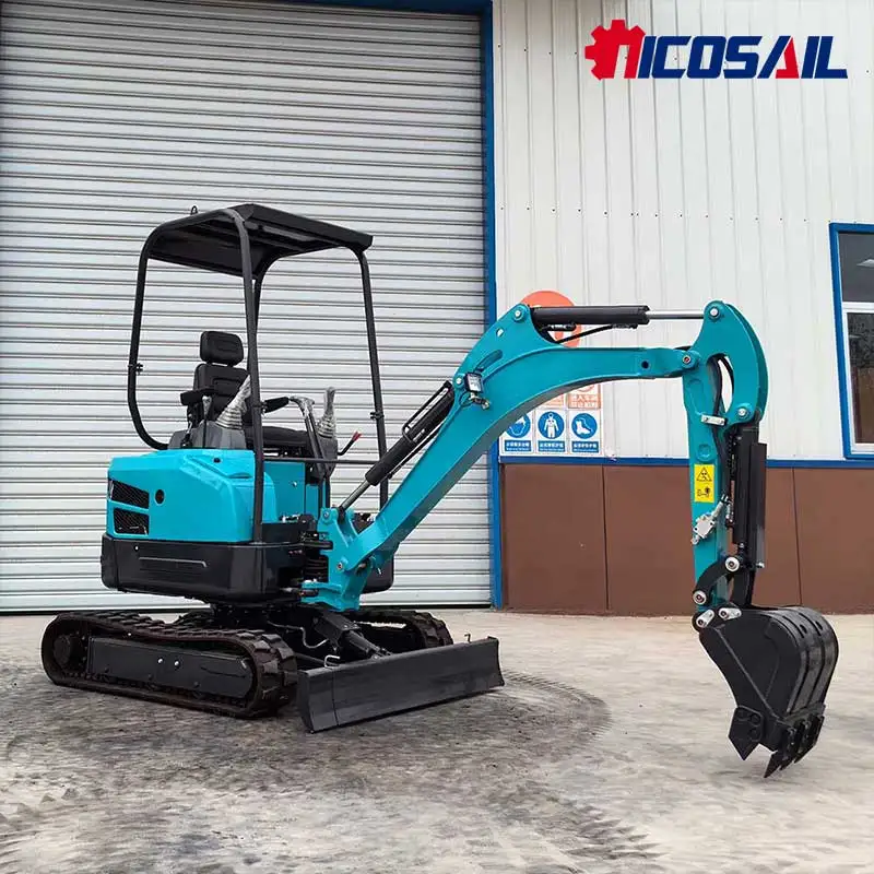 حفارة صغيرة صغيرة مع مرفق اوجير - مثالية لحفر السياج في الحدائق #1