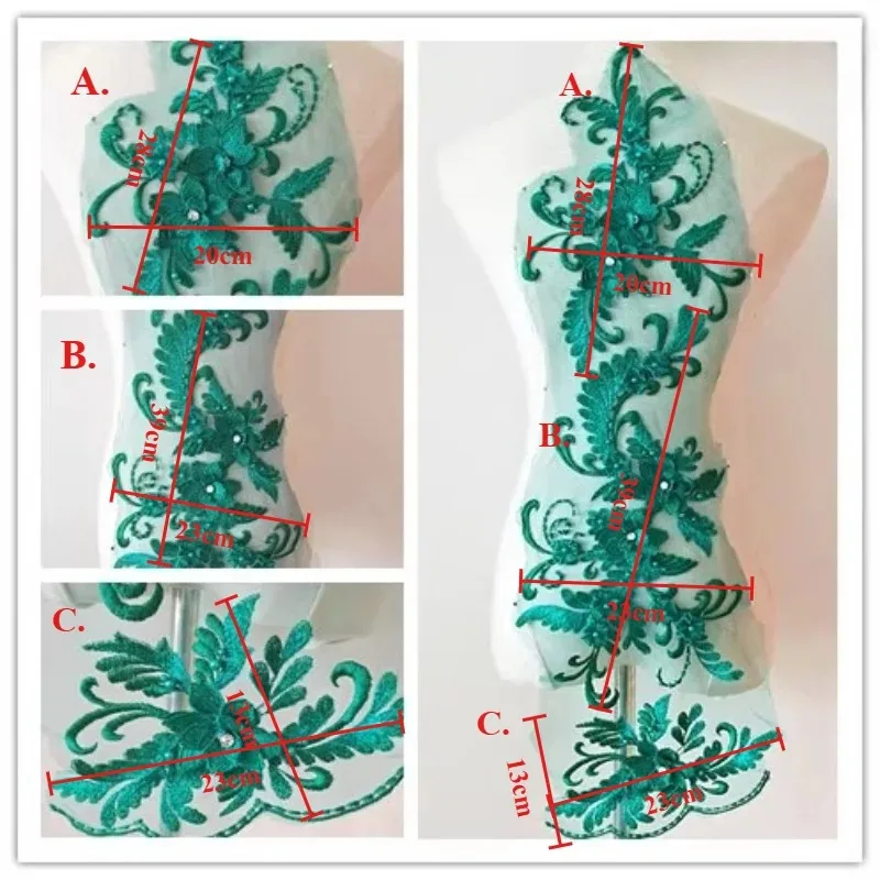 New Exquisite Multi Color 3D High Quality Flower Patch Handmade DIY Clothing Wedding Dresses Background Decoration Accessories