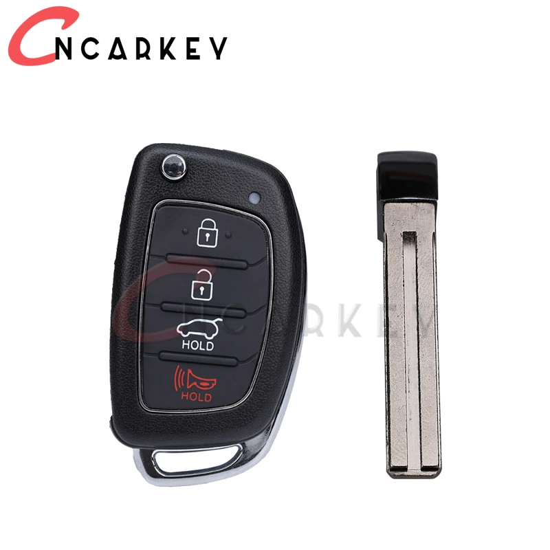 Remote Case Fob Flip Folding Car Key Shell 3/4 Buttons For Hyundai HB20 For SANTA FE IX35 IX45 For Accent I40 For Solaris