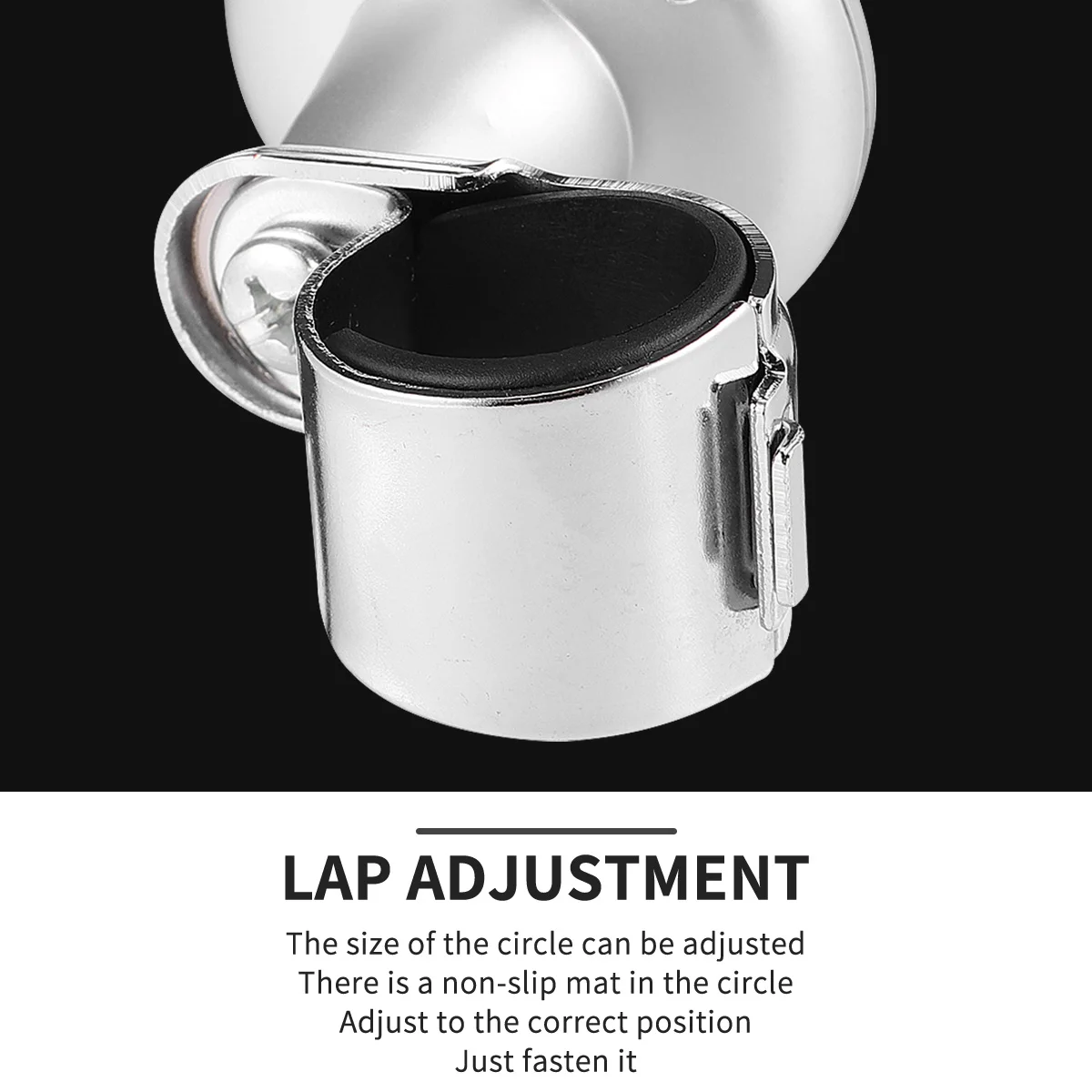 

Handle Steering Wheel Knob Silver Engineering Plastic Easy Installation No Tools Rubber Ring Fine Workmanship More