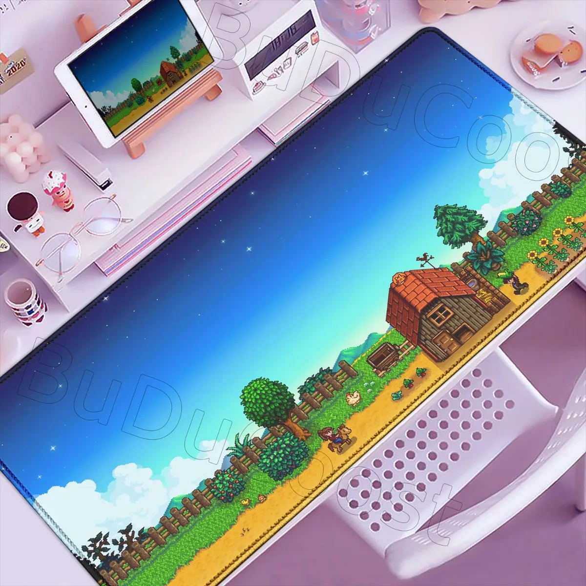 

Игровой коврик для мыши с тематикой игр, нескользящий, скоростной, водонепроницаемый, для клавиатуры, для ПК, геймеров, офиса, дома, декор для стола