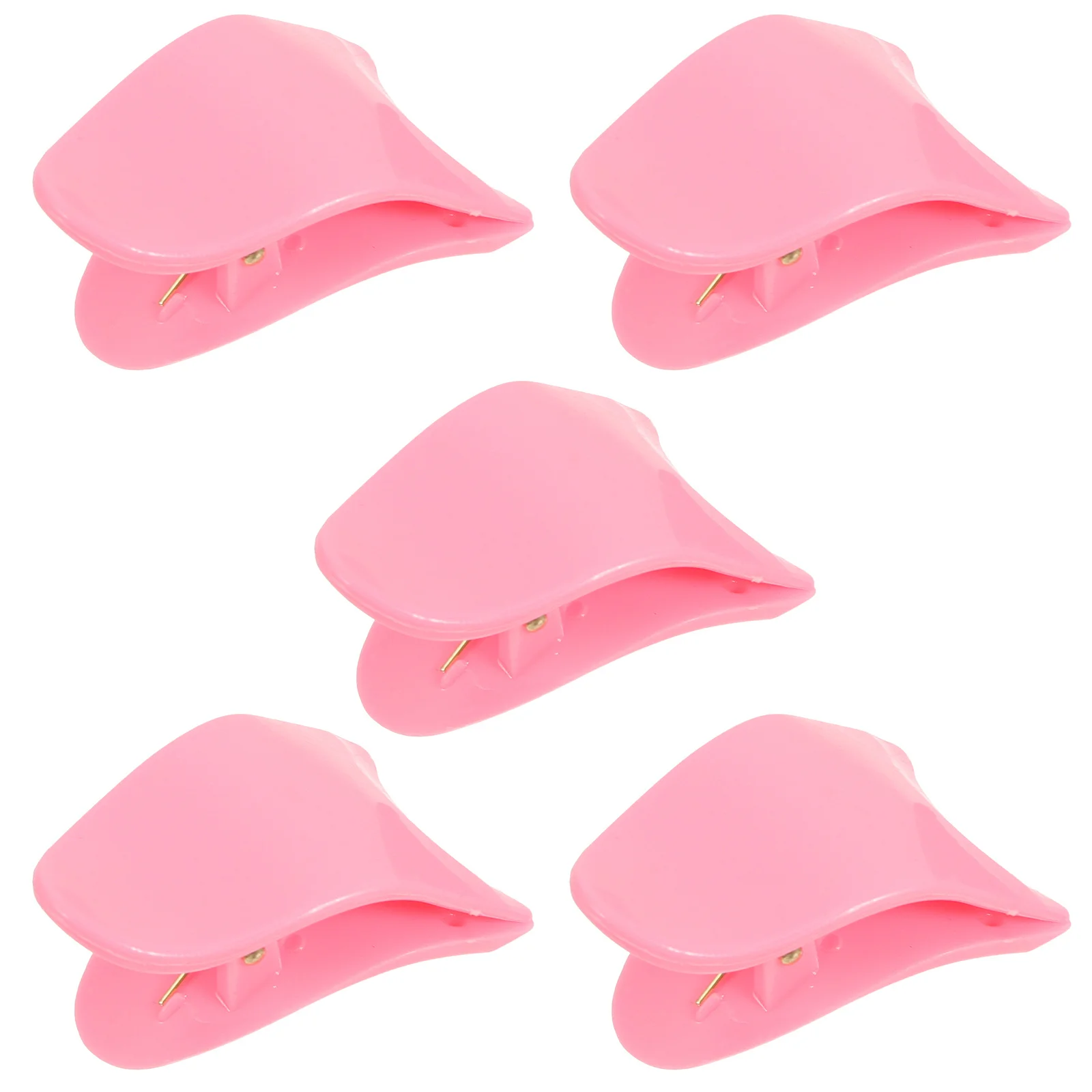 5Pcs Eyelash Clip for False Lashes Ergonomic Design Wear-Resistant Tweezer Lightweight Portable Makeup Assistant Tool for Daily
