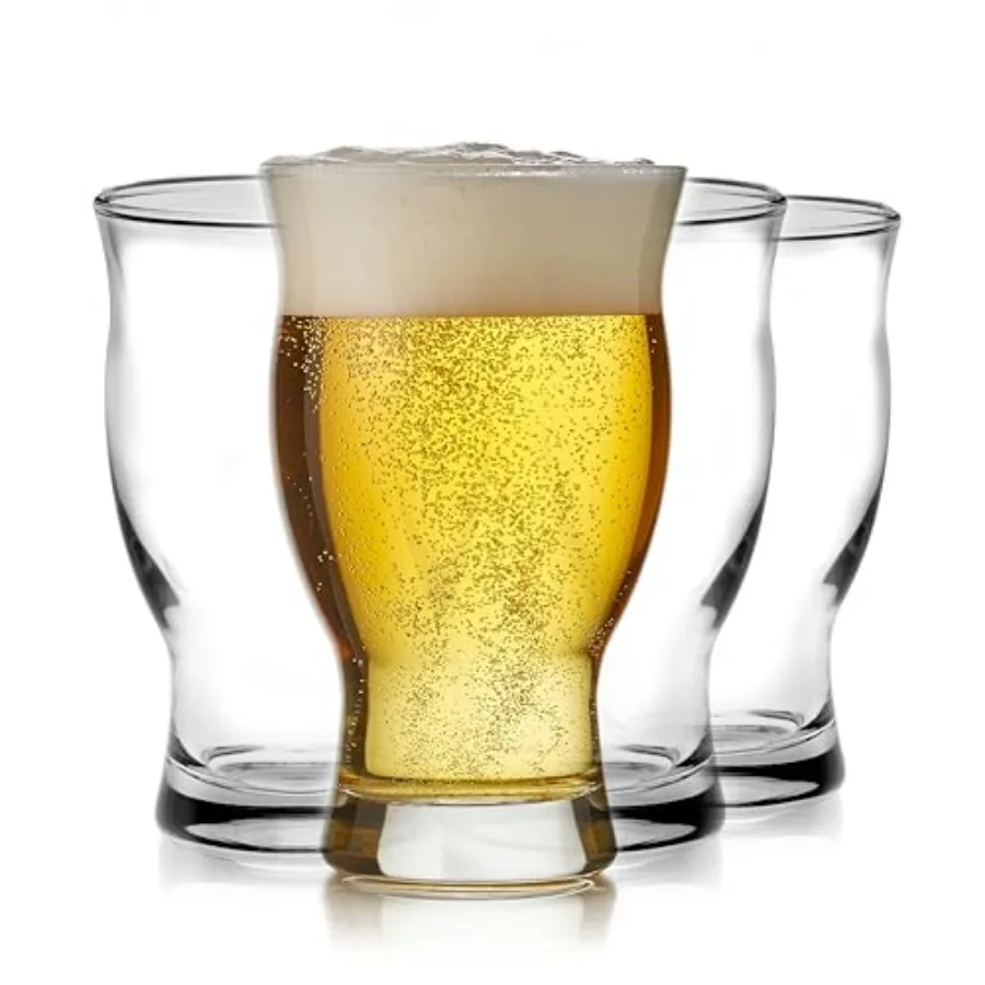 

Набор пивных бокалов Craft Brews для светлых пив и стаутов, с лазерной гравировкой, из нуклеированного стекла, пригодные для мытья в посудомоечной машине