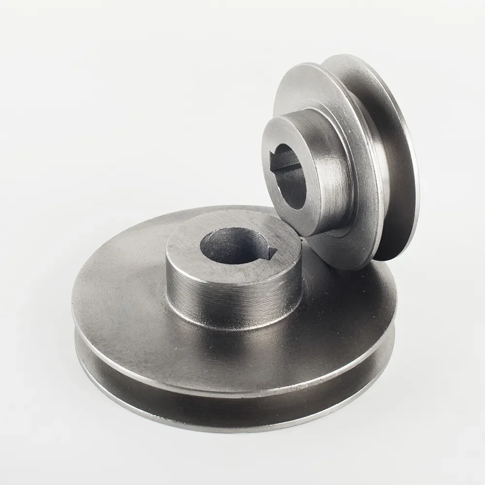 1pcs pulley single slot a-type cast iron pulley big generator triangle pulley micro motor