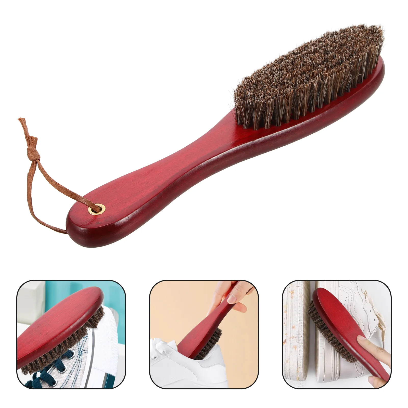 

Beech Brush Shoes Cleaning Laundry Scrub Maple for Household Brushes Wooden Cloth Clothes