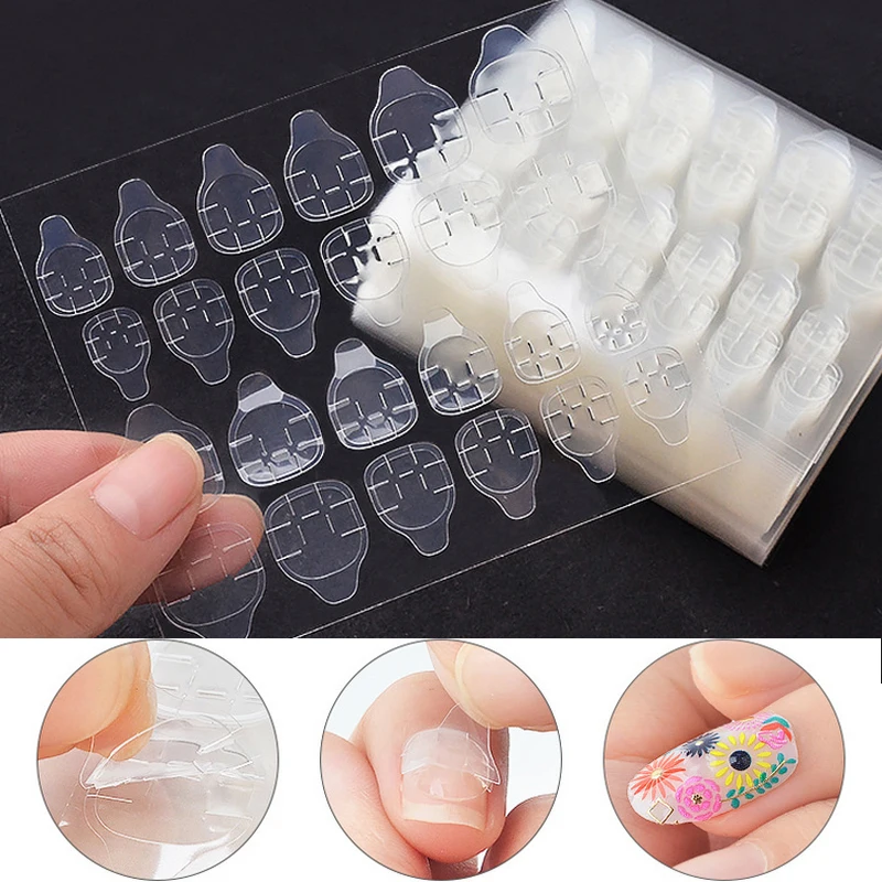 Stylish Versatile Easy-to-use Time-saving Convenient Jelly False Eyelashes Transparent Nail Clip Adhesive Trending Chic