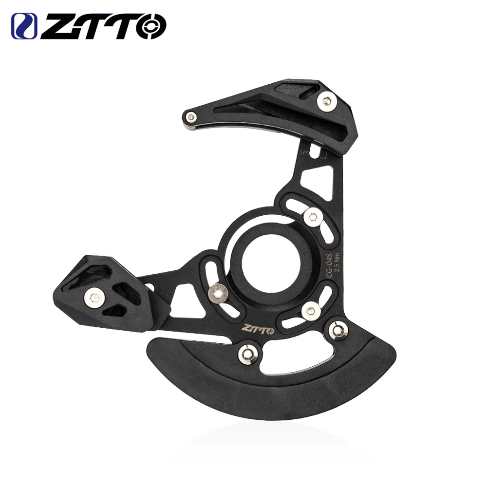 

ZTTO DH Направляющая цепи MTB Гравийный велосипед Однодисковая звездочка Направляющая цепи Уловитель падения Крепление BB 1x Система 32T-38T Защита рамы CG04S