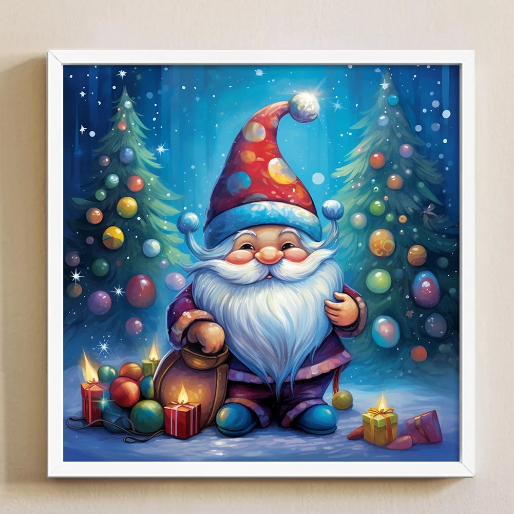 Xmas Gnome Patterns Counted Cross Stitch Set Christmas DIY 11CT Printed Cross-stitch Kit Embroidery Needlework Home Decor ﻿