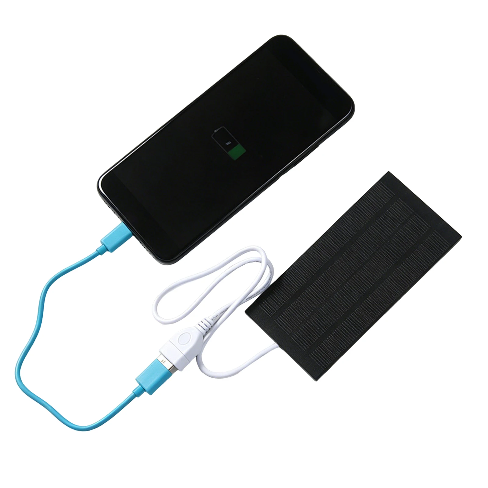 1.2W 5V Mini Solar Panel Module 3.7V-5V Polycrystalline Solar Cells 4.7x2.4 Inches/120x60mm for Mobile Phones Battery Light