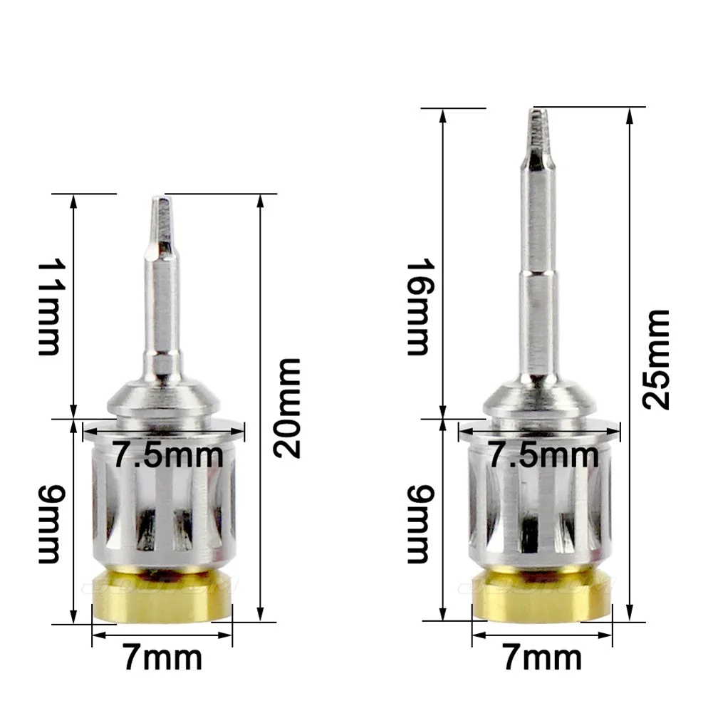 Zestaw uniwersalnych wkrętaków protetycznych z implantem dentystycznym 20/25mm sześciokątny NOB ITI klucz zapadkowy dentysta klinika mikro zestaw