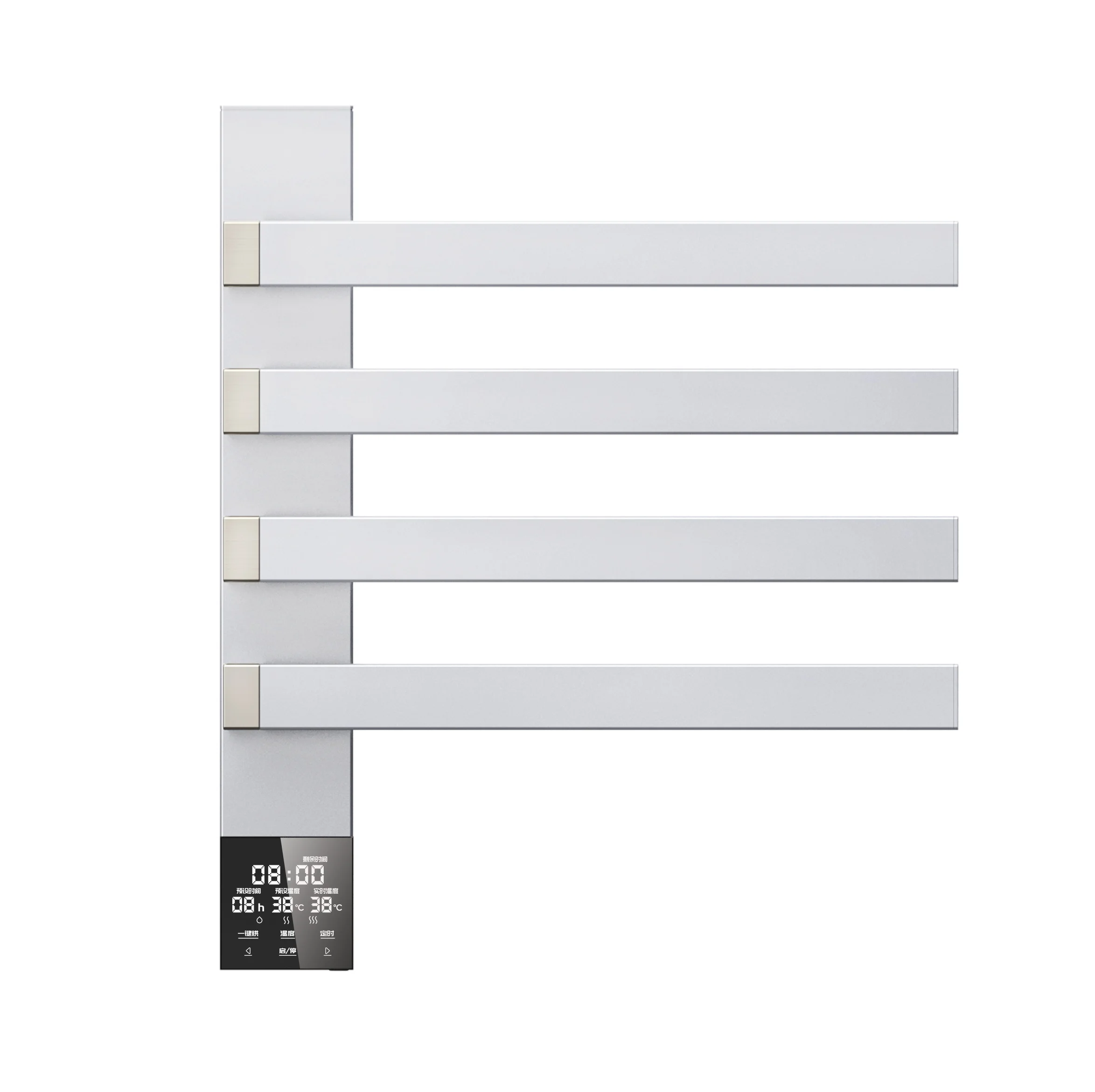 

4-барная электрическая сушилка для полотенец, теплая настенная вешалка для полотенец с подогревом, вешалка для полотенец