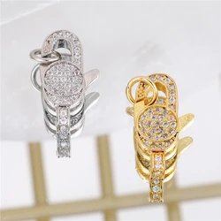 Juya 2023 Good Quality Clasps Personality Simple Lobster Clasp For Jewelry Making Round Hollow Clasp Snake Connectors Wholesale