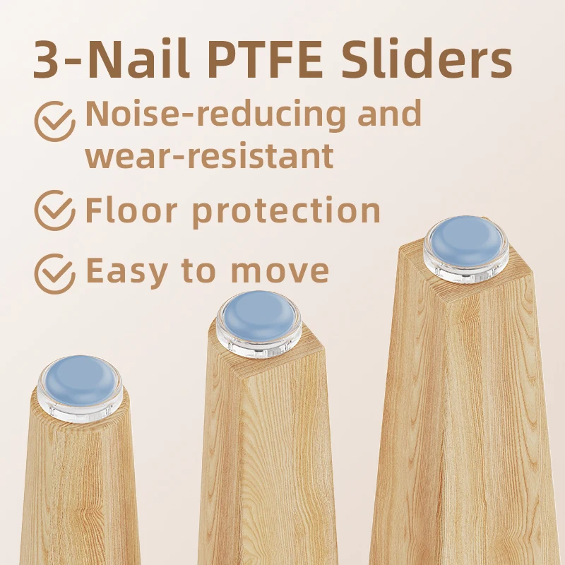 Nail On Furniture Sliders Felt Pads Chair Leg Floor Protectors Anti Scratch Noise Reducing Pads for Table Home Office 19 25mm