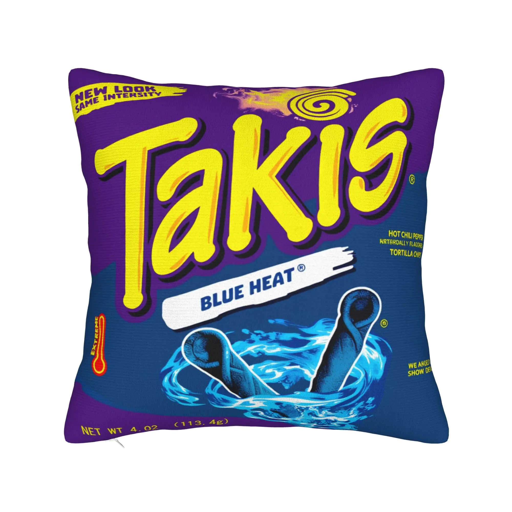Funda de almohada Takis Chili Chips, funda de almohada Retro de moda, fundas de almohada suaves para decoración del hogar, fiesta de boda