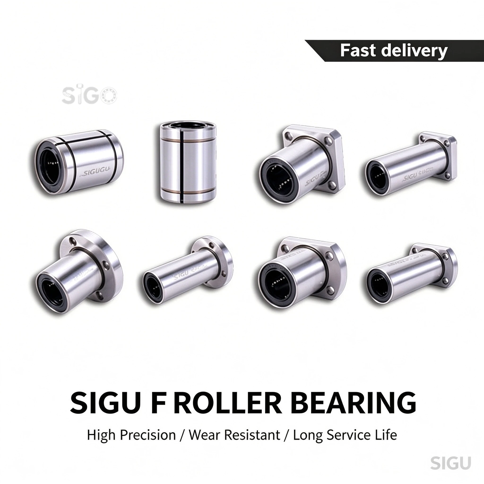 Suitable for high-speed operation Linear Bearings Imported From Japan LM12 LM13 LM16 LM20 LM25 LM30 LM35 LM40 LM50 LM60 UU OP
