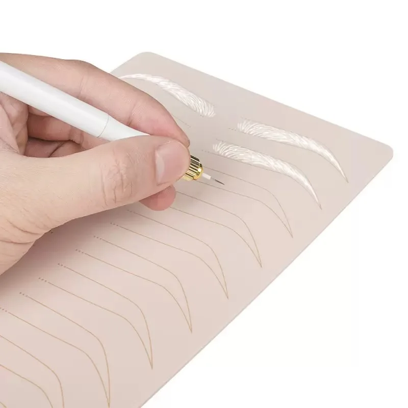 1.5mm Thick Lip Practice Skin Double-Sided Stencil for PMU Microblading Permanent Makeup Tattoo Artist Training Tool