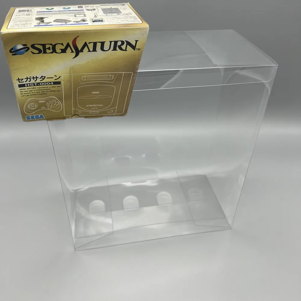 Transparent Box Protector For SEGA Saturn/SS Collect Boxes TEP Storage Game Shell Clear Display Case