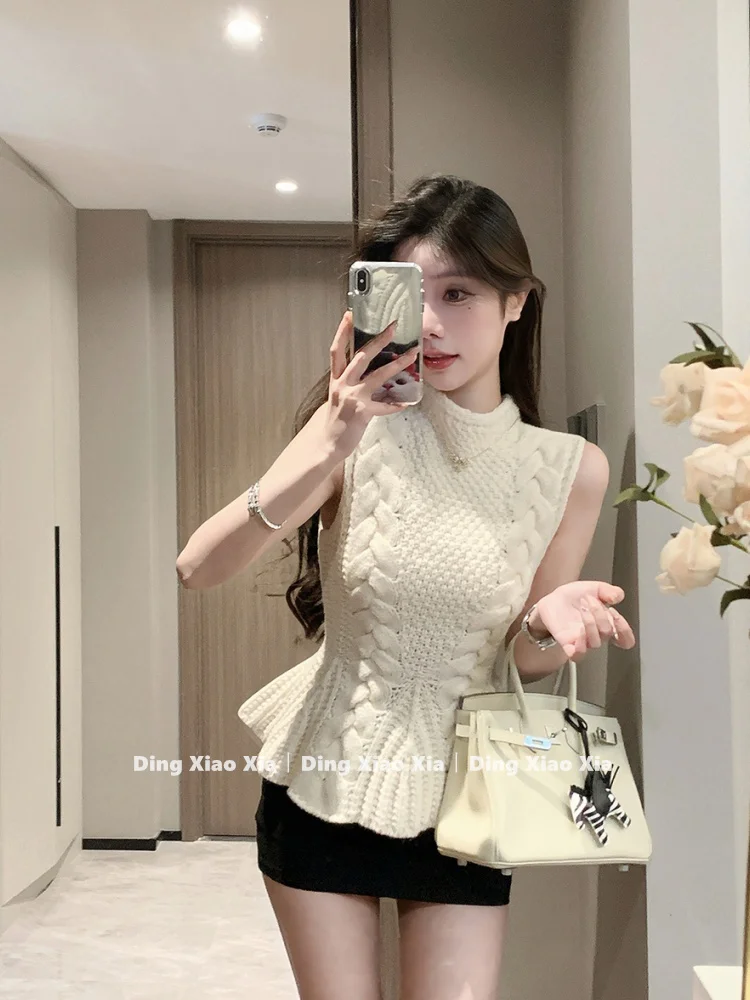 

Sweaters Jumpers Pullovers Women Knit Top Crochet Ribble Effortless Layering Regular Daily BF Y2K Stylish Modern Commute Autumn