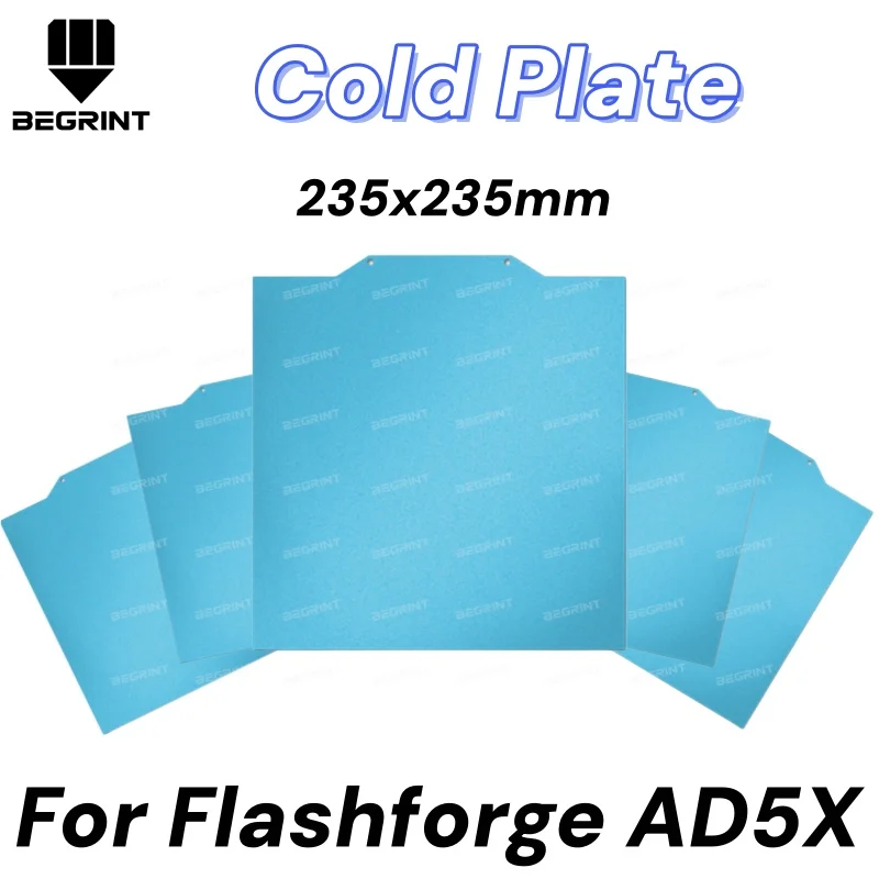 Upgrade Cold Plate Build Plate for Flashforge Ad5x Nearly Smooth Cool Printing PLA PETG 3D Printer Replacement Parts