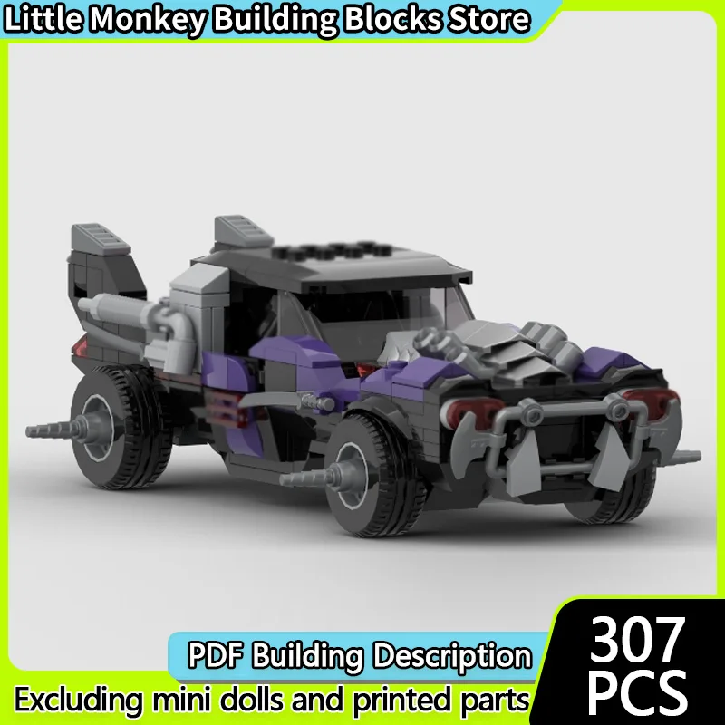 Speed Racing Car Model MOC Building Bricks Classic Armored Cruiser Modular Technology Children Holiday Gifts Assemble Toys Suit