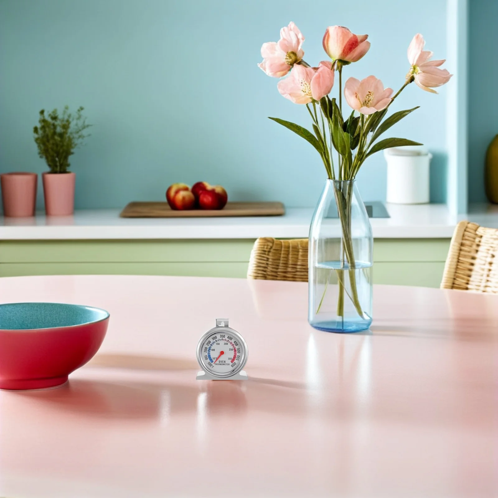 

Oven Thermometer Kitchen Accessories Food for Cooking In-oven Meat Supply Dial Temp Gauge Instant Read Baking