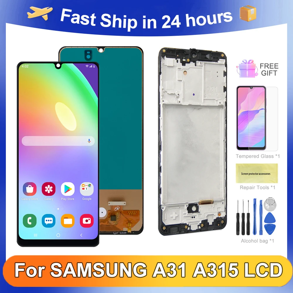 A31 6.4\'\'For Samsung Tested A315 A315F A315G/DS A315G A315N LCD Display Touch Screen Digitizer Assembly Replacement