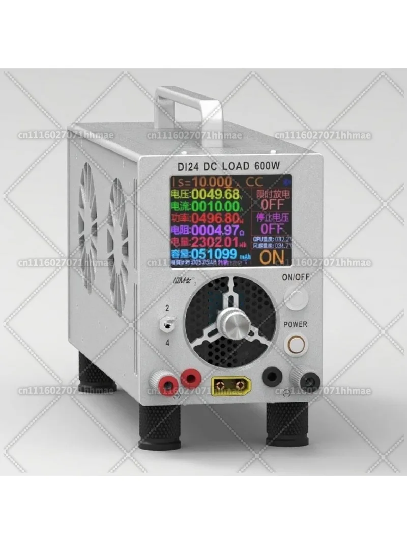 DL24 Digital Display Electronic Load Voltage Ammeter Battery Capacity Power Aging Discharger, Aluminum Alloy Housing