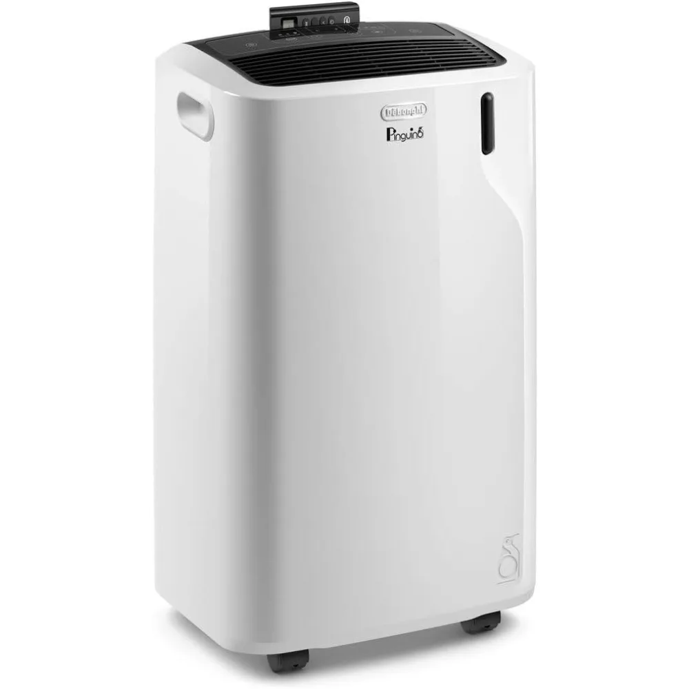 Aire acondicionado portátil DeLonghi Pinguino, 6700,0 BTU, potencia de refrigeración, ecológico y portátil, América PACEM370 WH