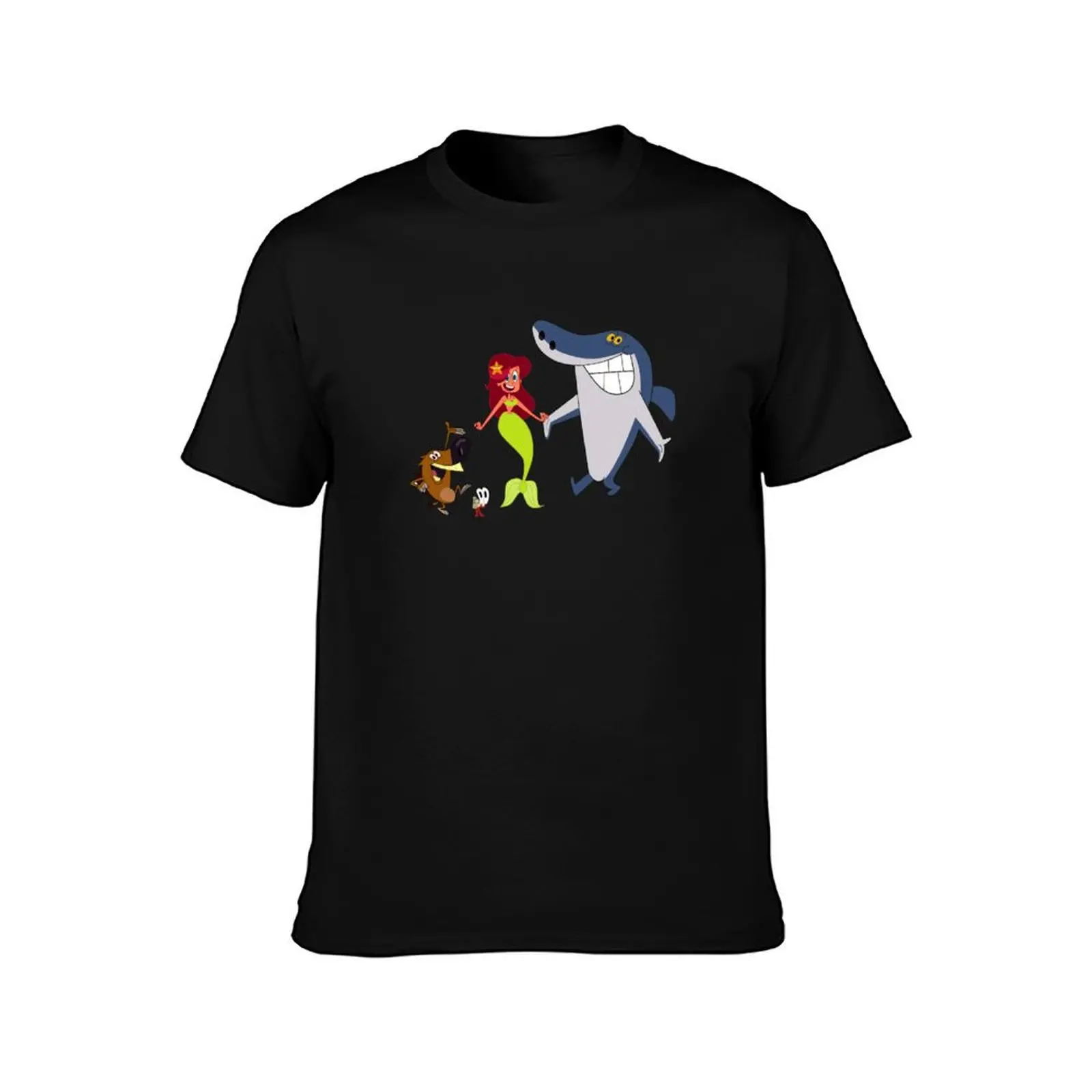 Zig and Sharko Famous Cartoon T-Shirt street wear tees sweat luxury clothes men