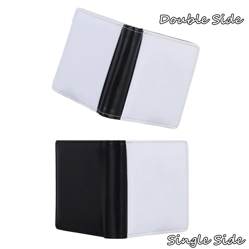 Sublimation Blanks Wallet PU Leather Wallet for Women Men DIY Gifts Multi Card Holder Wallet for Work Travel New Style