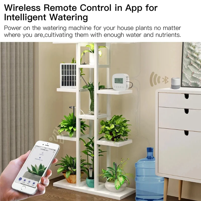 [ABFI!】 Tuya Wifi Smart Watering Machine Automatic Micro-Drip Irrigation System Plants Controller System Alexa Tool