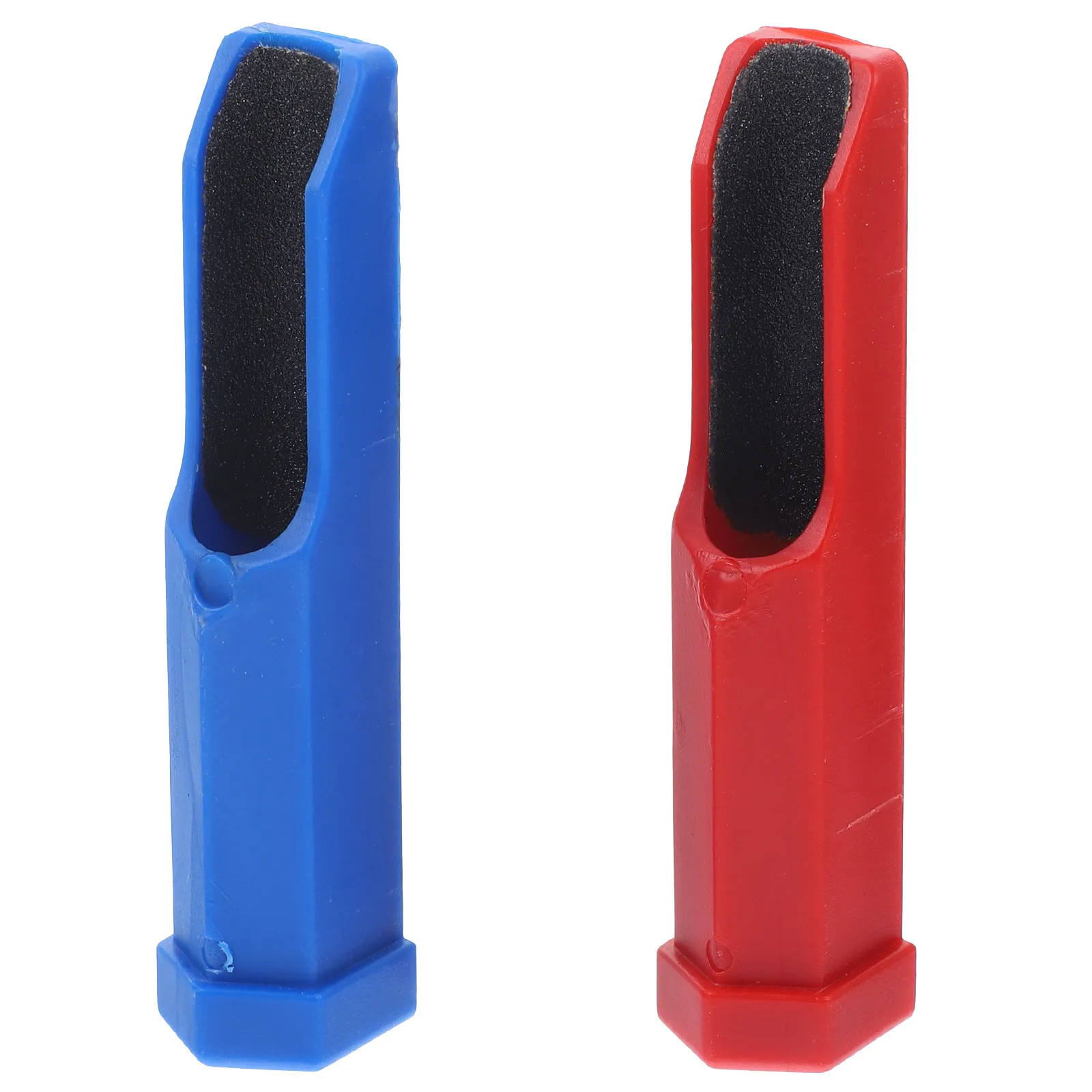 

2Pcs Billiard Pool Cue Tip Shaper Burnisher Plastic Repair File Cue Tip Repair Tool Plastic Trimmer Pool Stick File