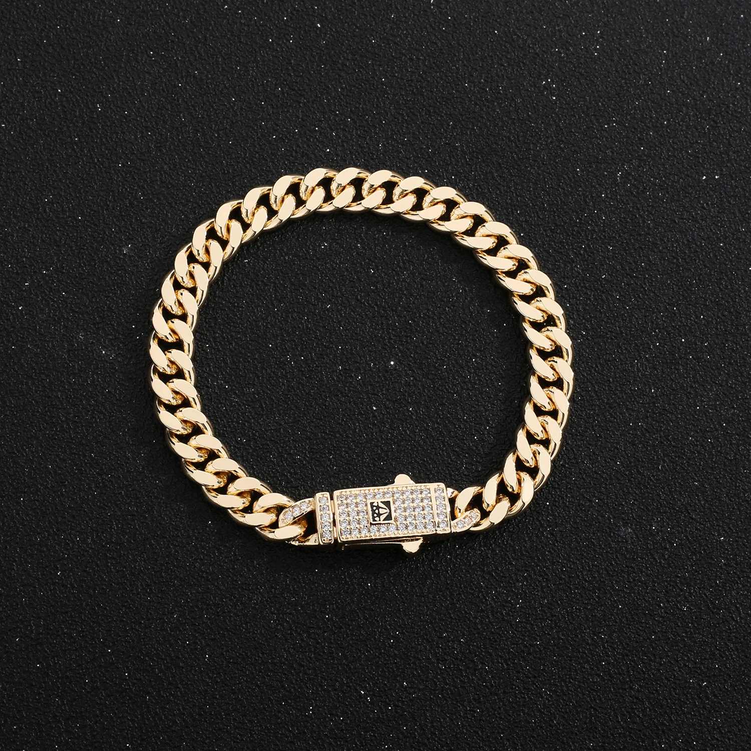 Customized Monaco Chain 14K Gold Plated Jewelry