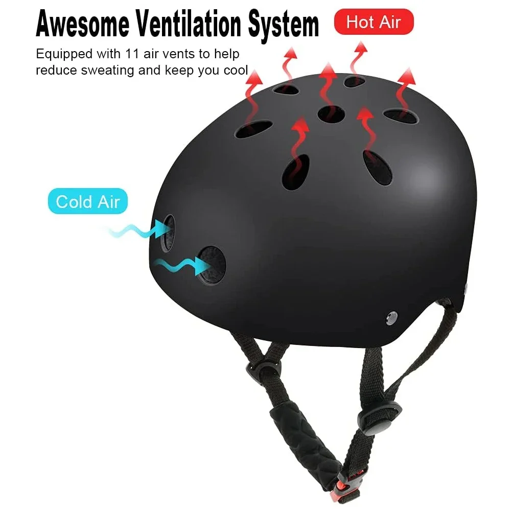 1Pcs Kids Bike Helmet Toddler Helmet Youth Sports Kids Protective Gear Adult Adjustable Cycling Helmet for Multi-Sports Skating