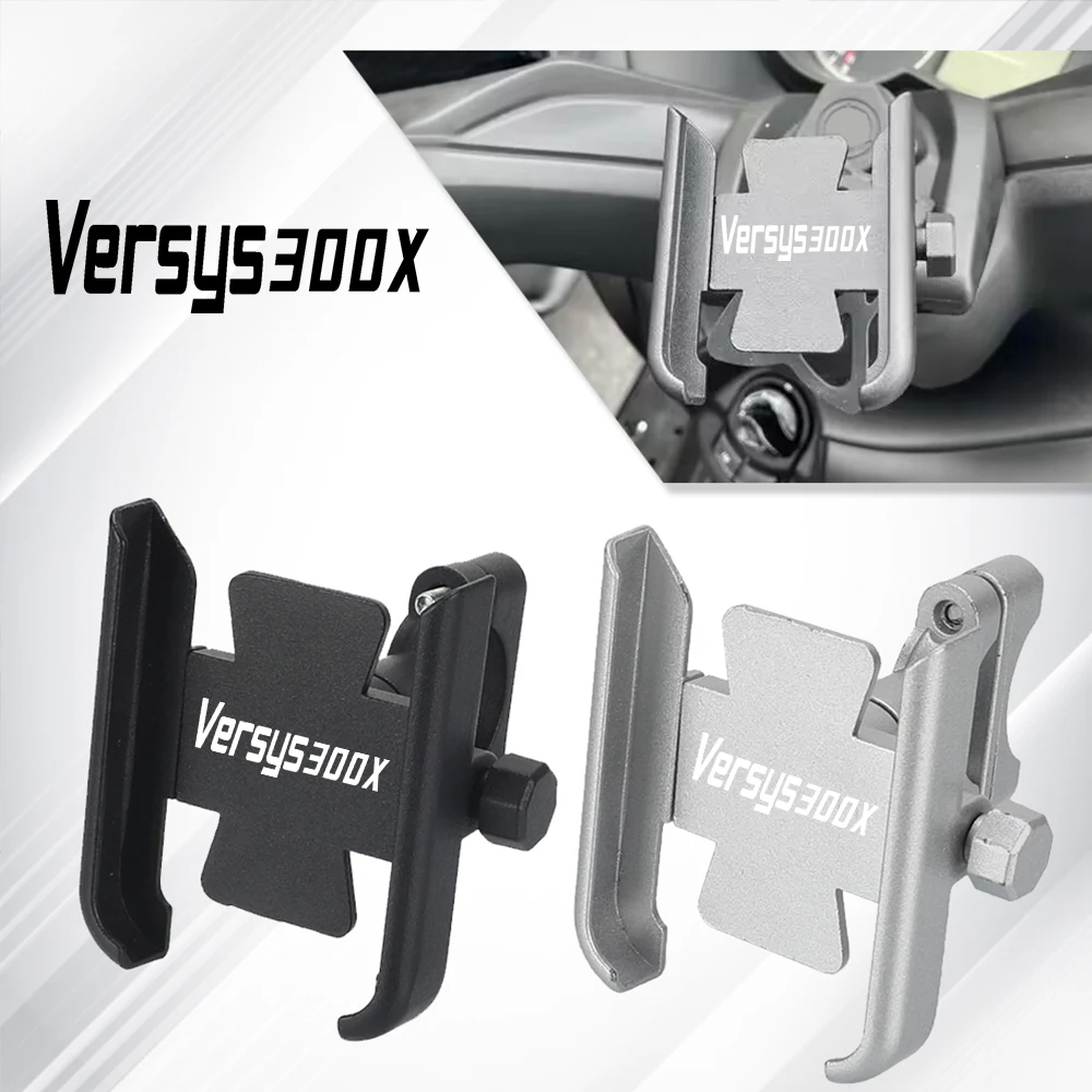 

For KAWASAKI VERSYS300X Versys 300X 2008-2024 2023 2022 Motorcycle Accessories Handlebar Mobile Phone Holder GPS Stand Bracket