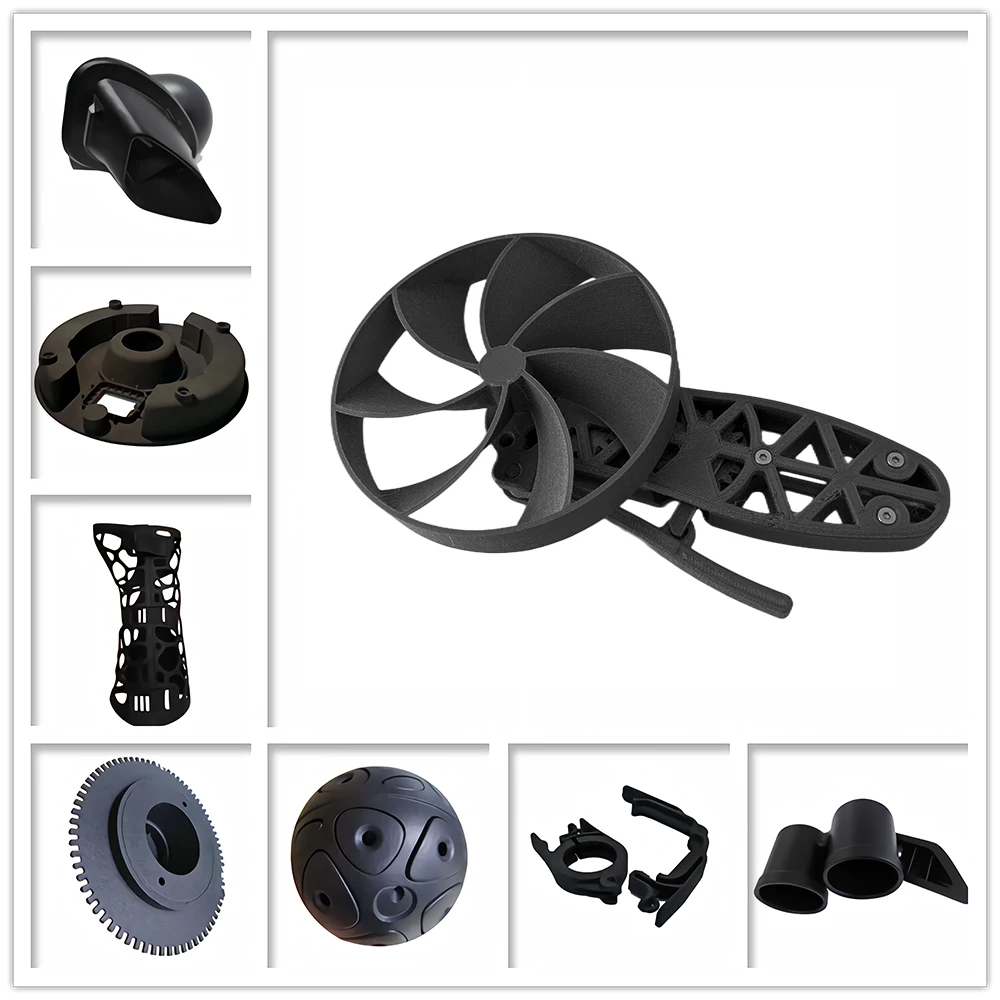 OEM SLM Metal 3D Printing Custom Complex Structural Bracket Housing Stainless Steel Alloy Industrial Frame Parts On Build Plate