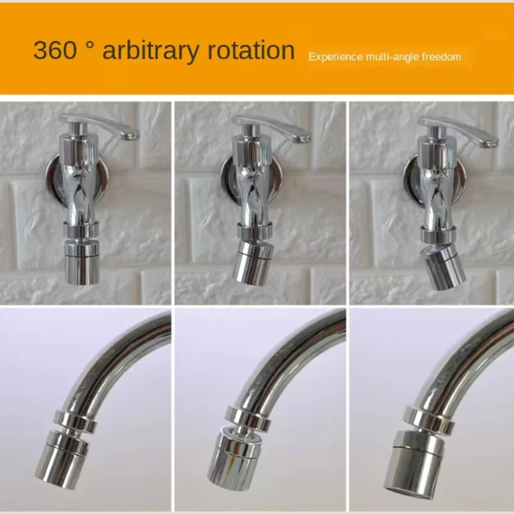 Brass Faucet Connector Swivel Aerator Adapter Water Purifier 360 Degree Adjustable  Accessories Connect Hose Faucet Fittings
