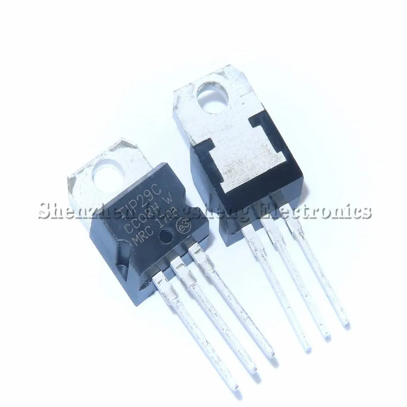 10PCS/LOT TIP29C TIP29 TO-220 Power Tube NPN Channel In Stock