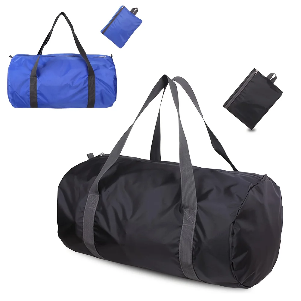 1pc Foldable Gym Bag, Unisex Luggage Bag, Lightweight with Inner Pocket, Suitable for Travel and Sports