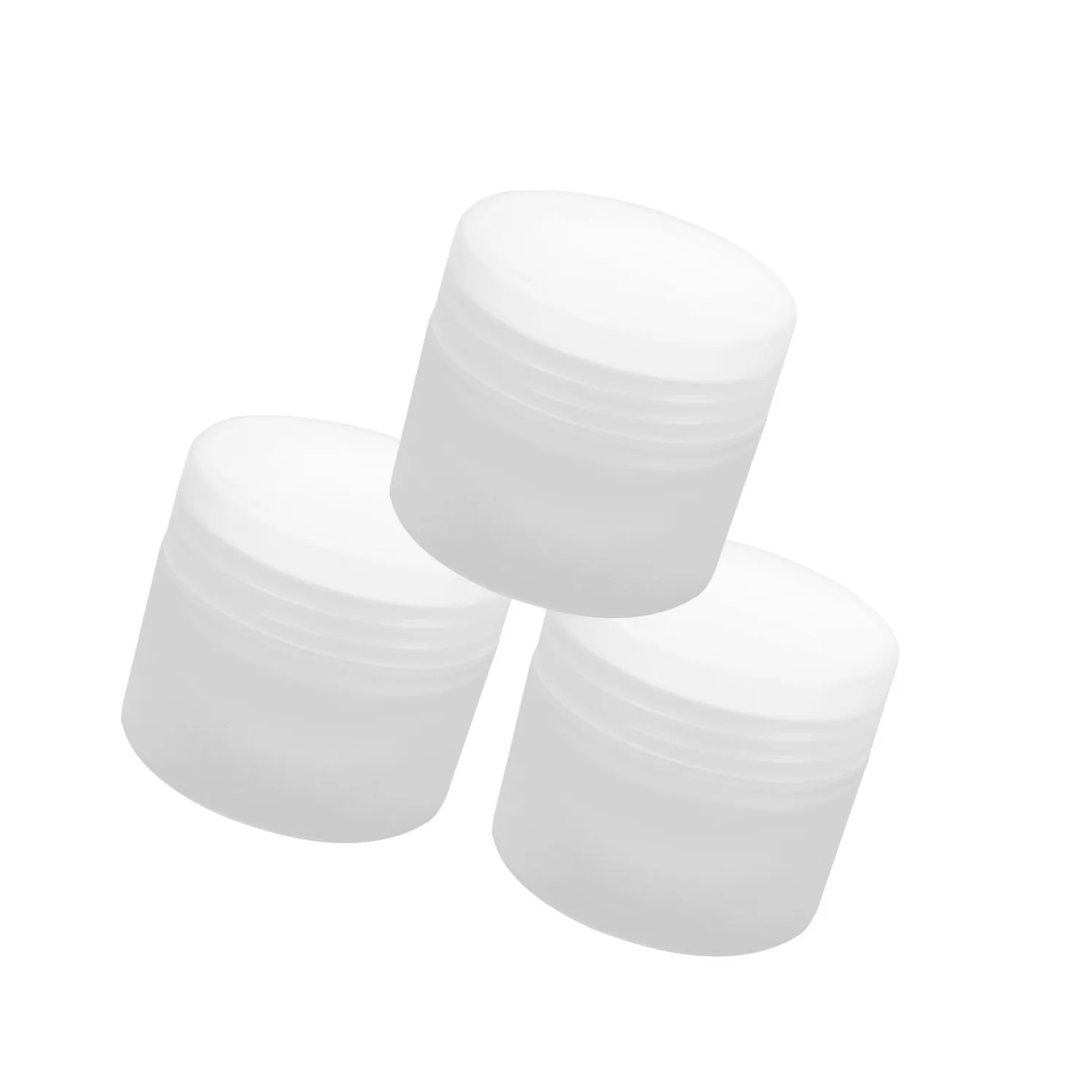 

3pcs Empty Lightweight Travel Jars For Creams Mini Containers for Cosmetics Samples Spices Jars Ointments Storage