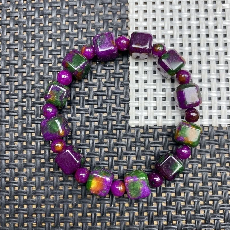 

Purple Shujulai Sugar Cube Bracelet, Fashionable and Exquisite Versatile Bracelet.