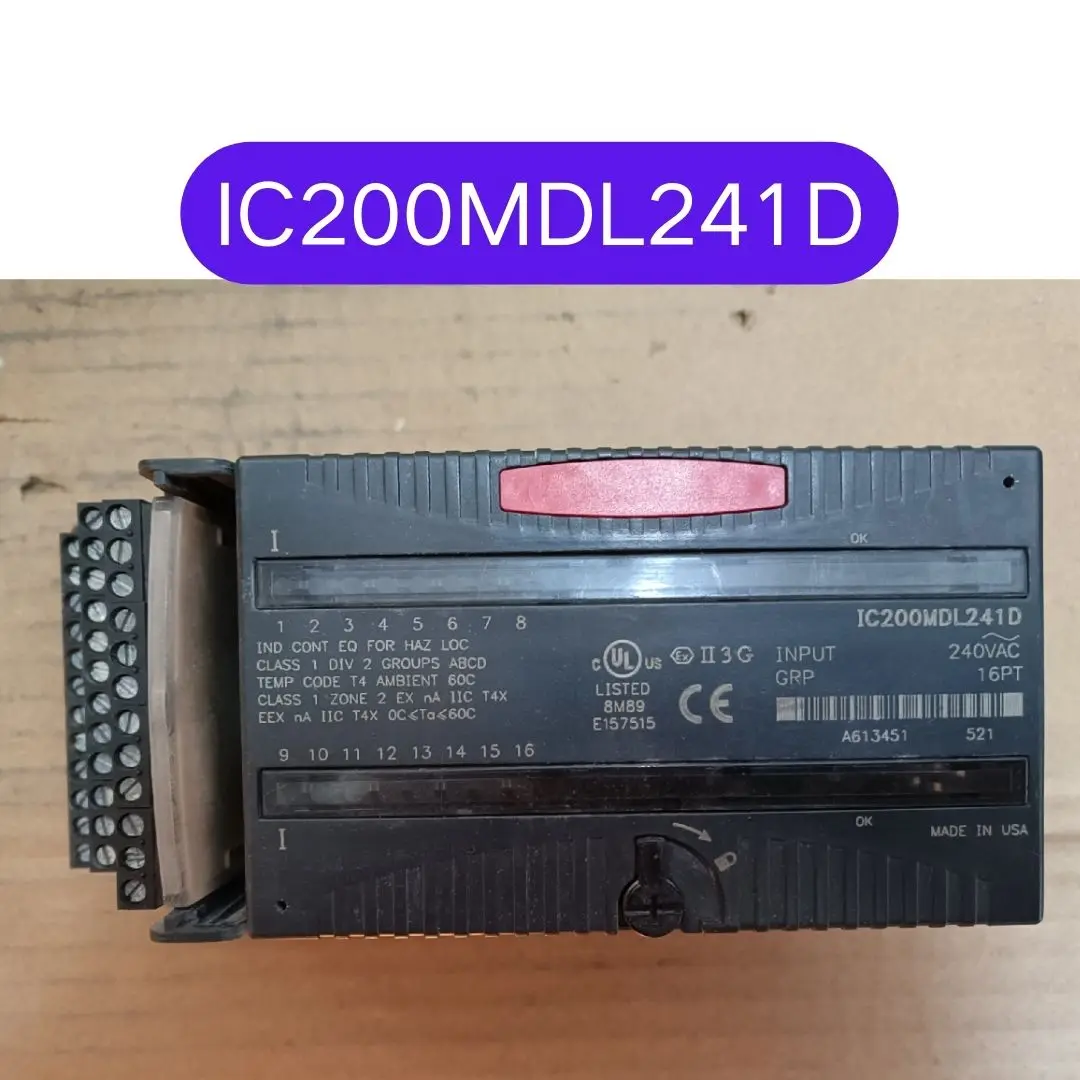 

Used IC200MDL241D GE module Test OK Fast Shipping