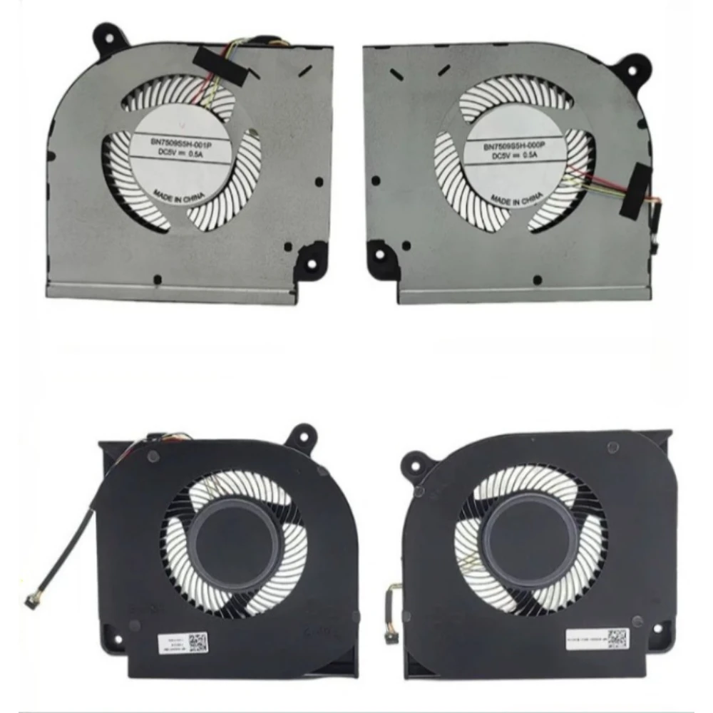 B=For  Cooling Fan BN7509S5H-001P BN75090S5H-000P  Xiaomi Redmi G 2021 RMG2104-AJ DC5V 4Pin CPU GPU Cooler Ventilator