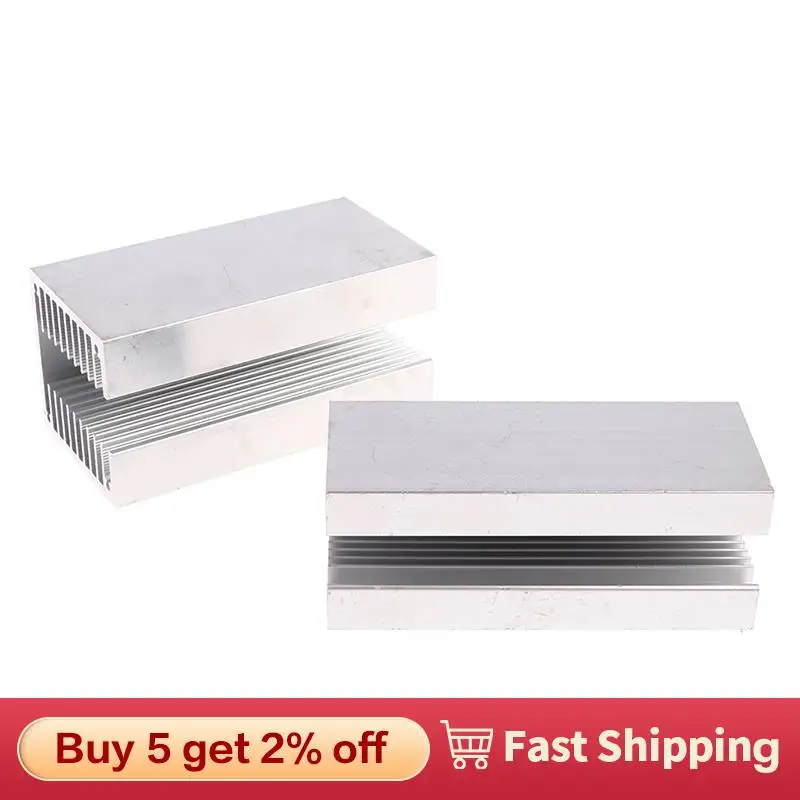 40*40*100mm/50*50*100mm U-slot Triode High Power Aluminum Alloy Heatsink Heat Sink CPU Power Radiator