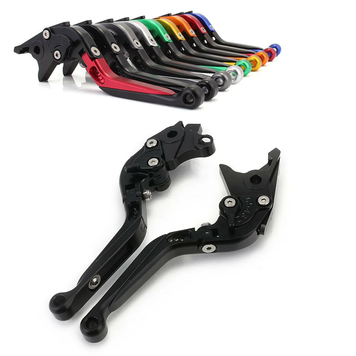 

Motor Foldable Extendable Brake Clutch Levers For Ducati Scrambler Cafe Racer 17 HYPERMOTARD 939 SP Shortys only w/handguard 18