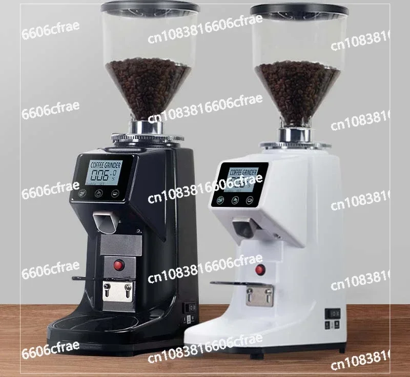 Coffee Bean Grinder, LCD Touch Screen Version Quantitative Grinder, Italian Coffee Bean Grinder