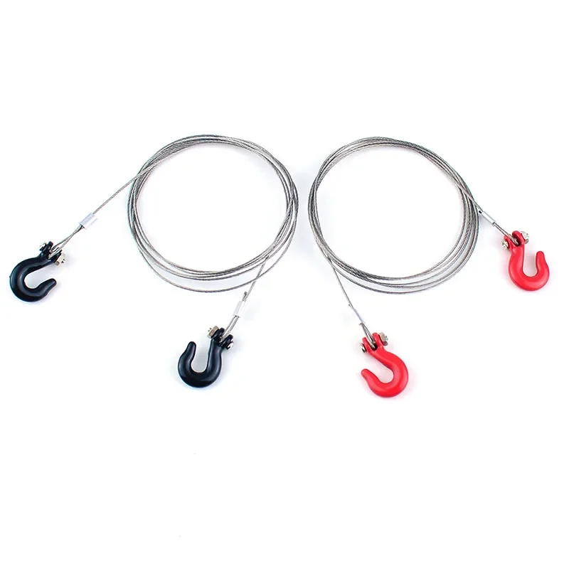 Metal Simulation Wire Tow Hook Rescue Hook for 1/10 RC Crawler Car Traxxas Trx4 Defender Axial Scx10 Wrangler RC4WD D90 YIKONG