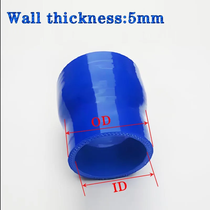 

Blue 100mm Straight Universal Silicone Reducer Hose for Intercooler Turbo Coolant Pipe - ID16/45mm to ID22/80mm