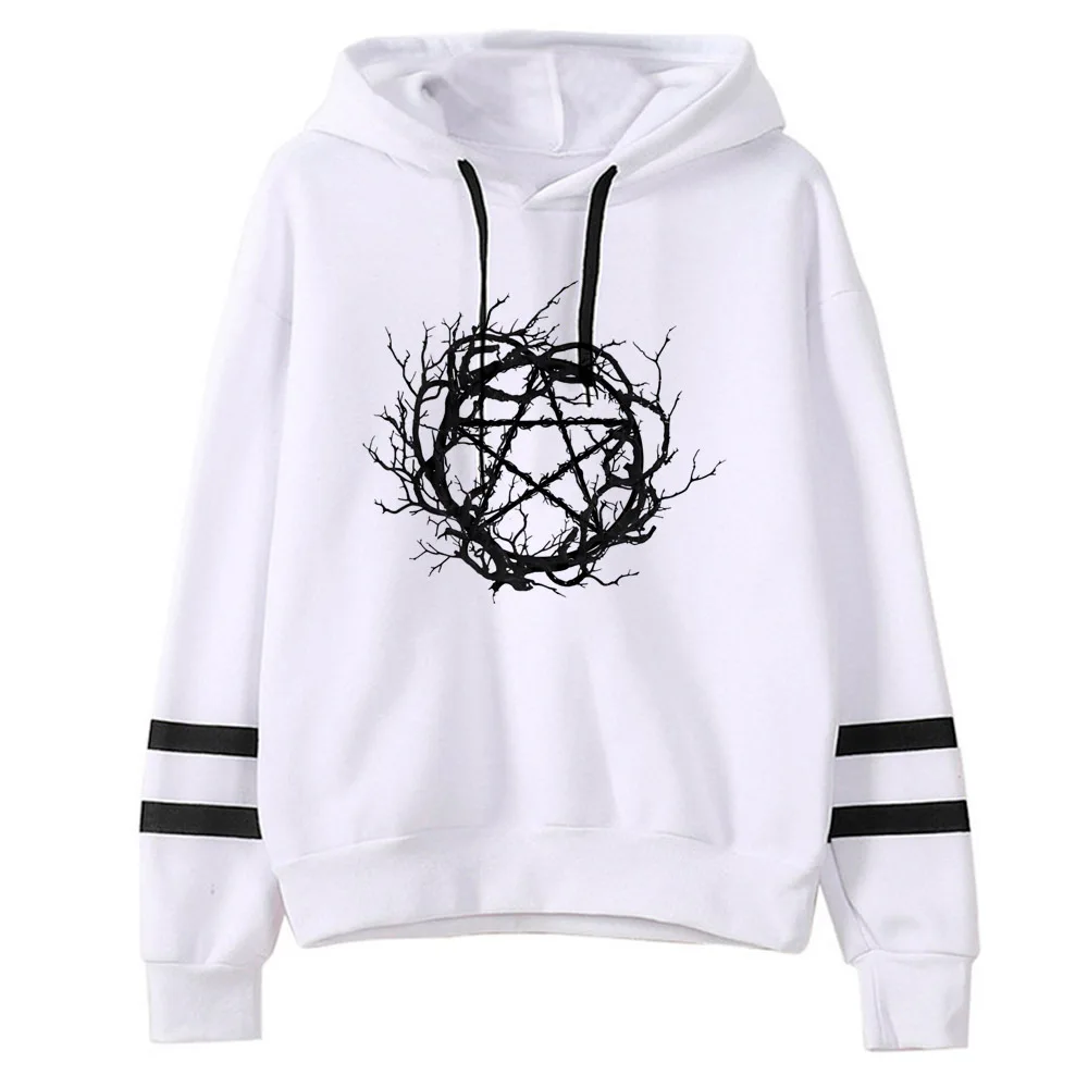 Witch hoodie athleisure clothes for teens youthful anime manga casual wear female pullover designer graphic