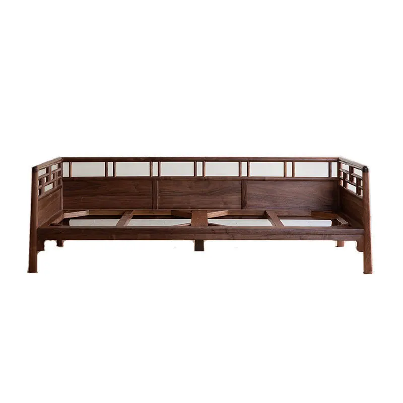 

New Chinese-style solid wood sofa combination,modern living room office Zen high-end small apartment,villa tea room furniture